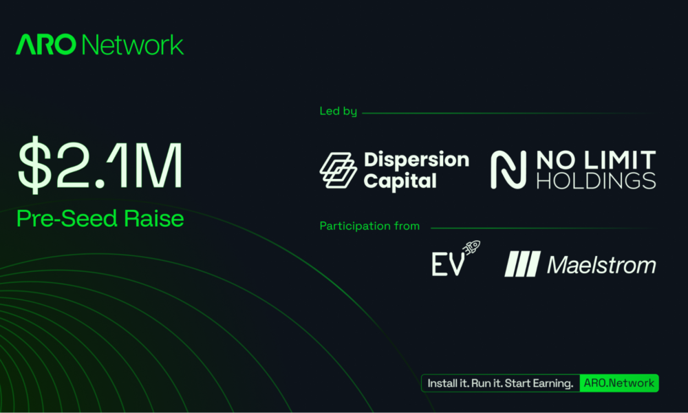 aro-network-raises-$2.1m-to-scale-the-decentralized-edge-cloud-for-ai-and-content-delivery