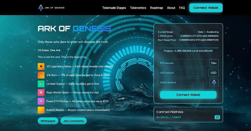 ark-of-genesis-($aogx)-–-the-utility-token-bridging-the-virtual-and-real-worlds